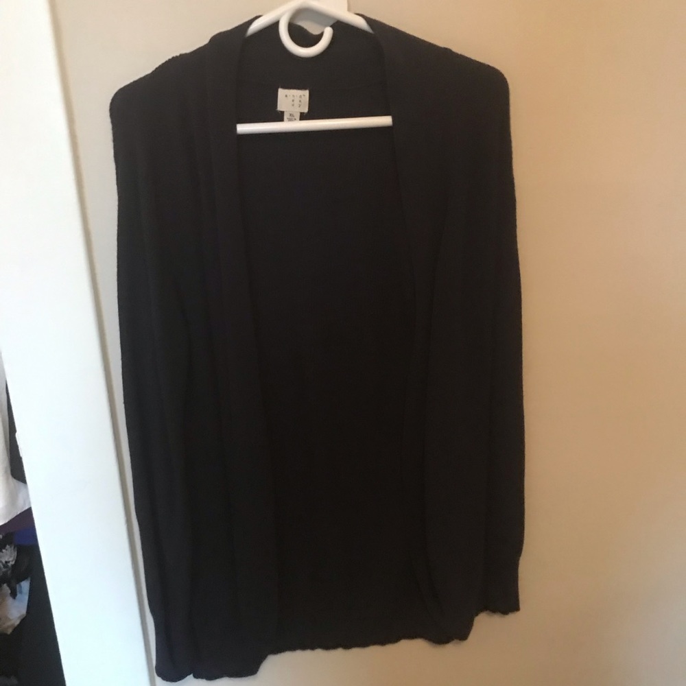Navy cardigan